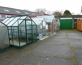 Greenhouses / Sheds display